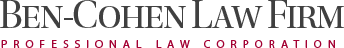 Logo of Ben-Cohen Law Firm