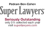  Pedram Ben-Cohen, Super Lawyers, Seriously Outstanding